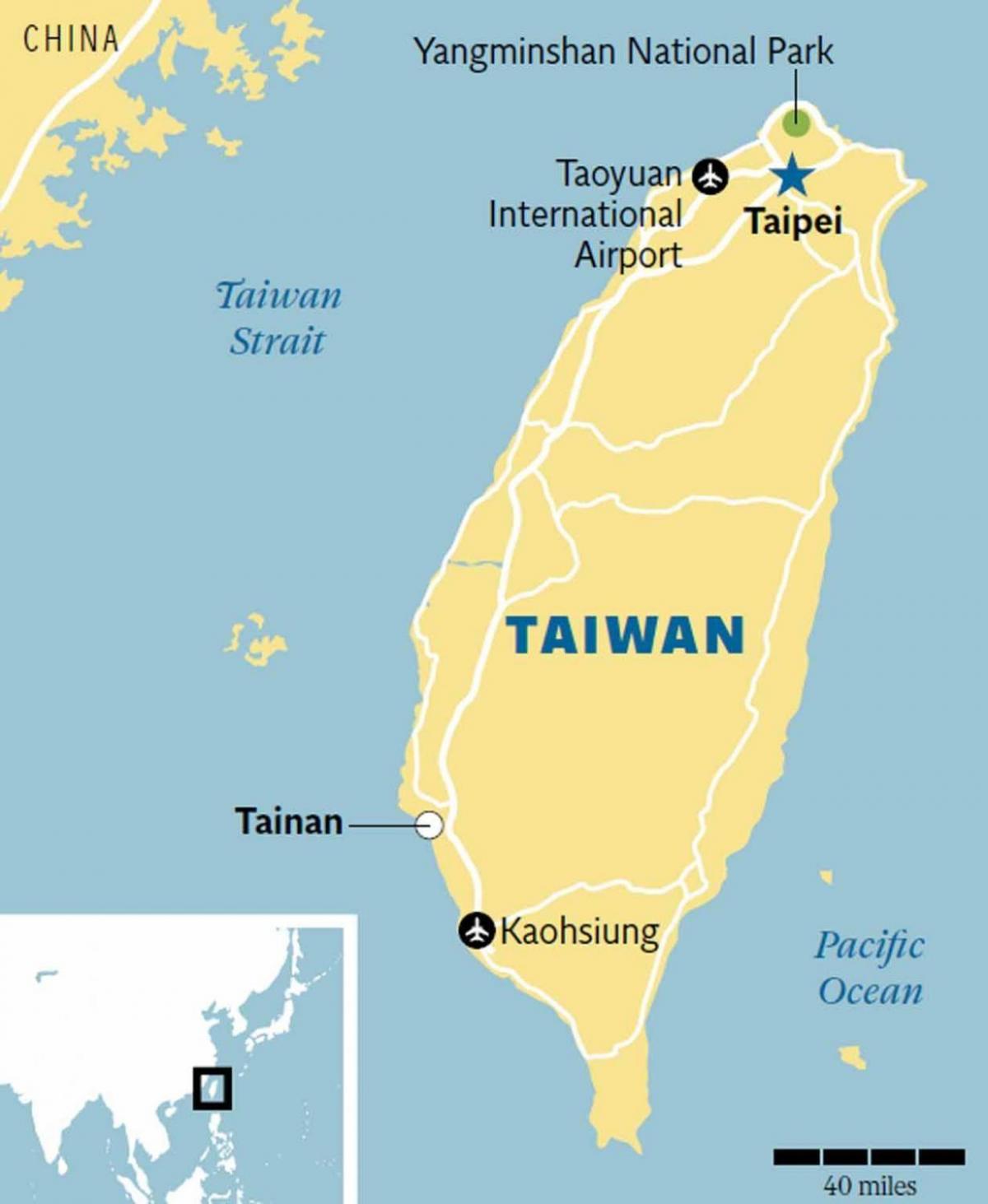 Taiwan tainan peta