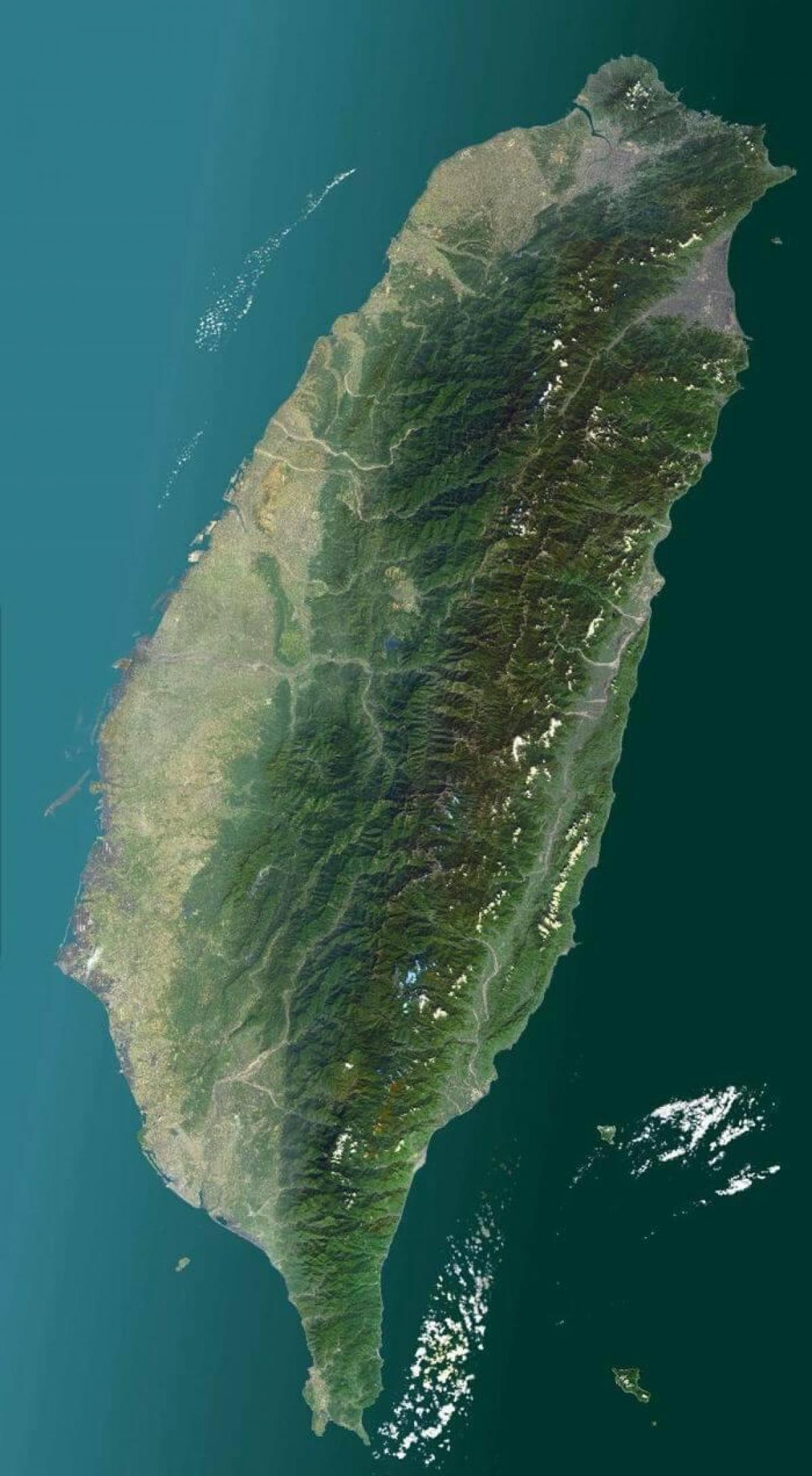 Peta satelit Taiwan