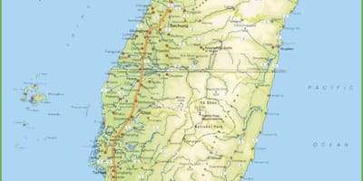 Peta Taiwan camping