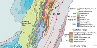 Peta Taiwan geologi
